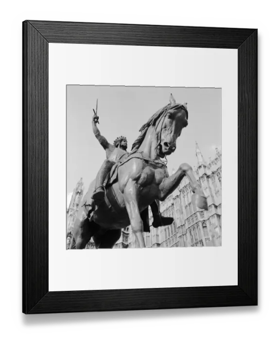 Framed Print : Richard the Lionheart a98_05636