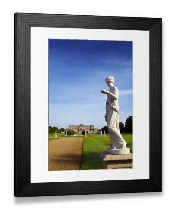 Framed Print : Wrest Park with statue of Hebe N100602