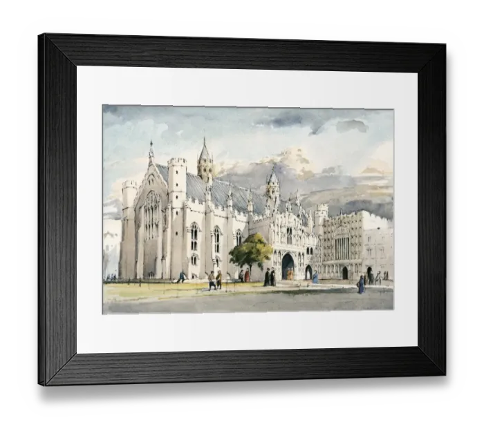 Framed Print : Old Guild Hall, London N840017 Framed Print : Old Guild Hall, London N840017