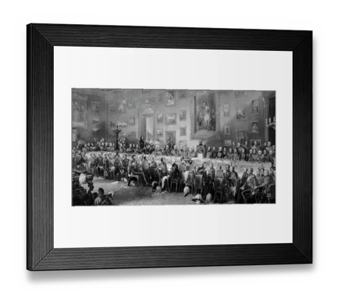 Framed Print : Waterloo Banquet N970006 Framed Print : Waterloo Banquet N970006