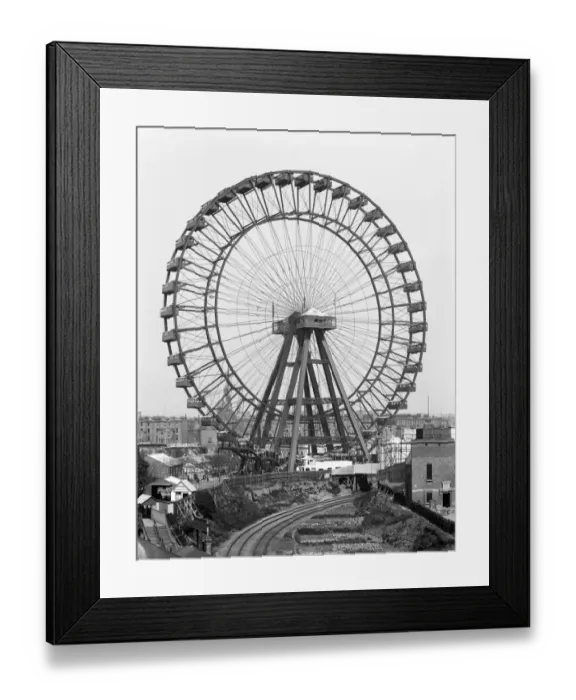 Framed Print : Great Wheel, Earls Court CC97  /  01620