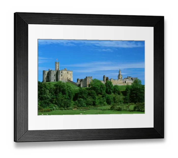 Framed Print : Warkworth Castle K021167