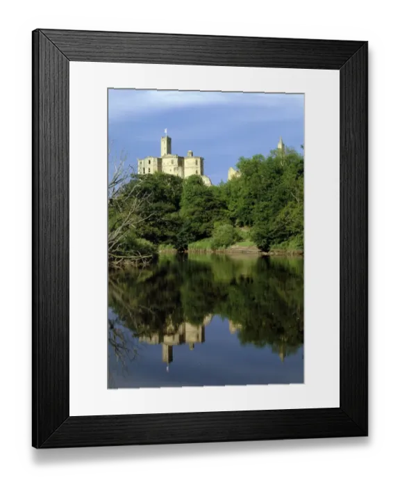 Framed Print : Warkworth Castle K021170
