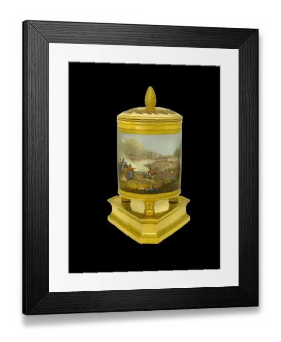 Framed Print : Ice pail depicting the Battle of Salamanca N081113