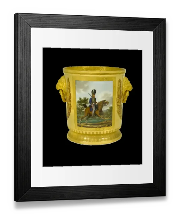 Framed Print : Wine cooler. Officer of the Royal Horse Artillery N081107