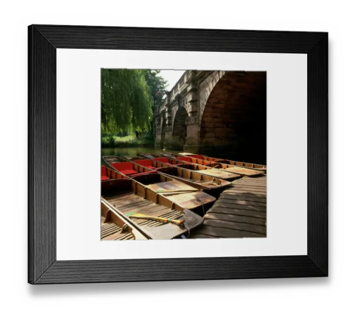 Framed Print : River Cherwell, Oxford K991456