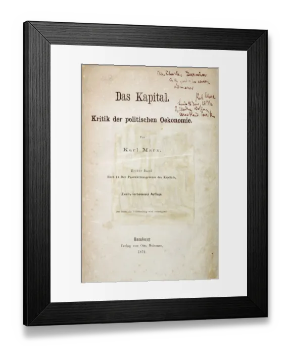 Framed Print : Das Kapital K030651 Framed Print : Das Kapital K030651