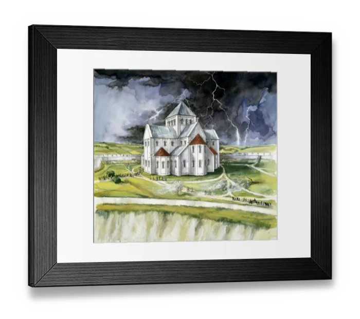 Framed Print : Old Sarum J030107