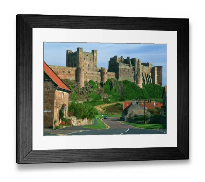 Framed Print : Bamburgh Castle K011670 Framed Print : Bamburgh Castle K011670