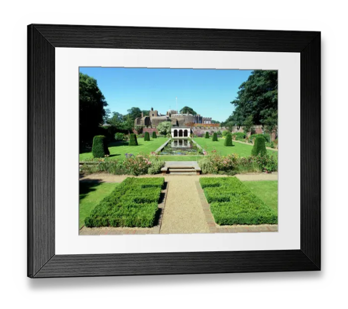 Framed Print : Walmer Castle and Gardens K040149