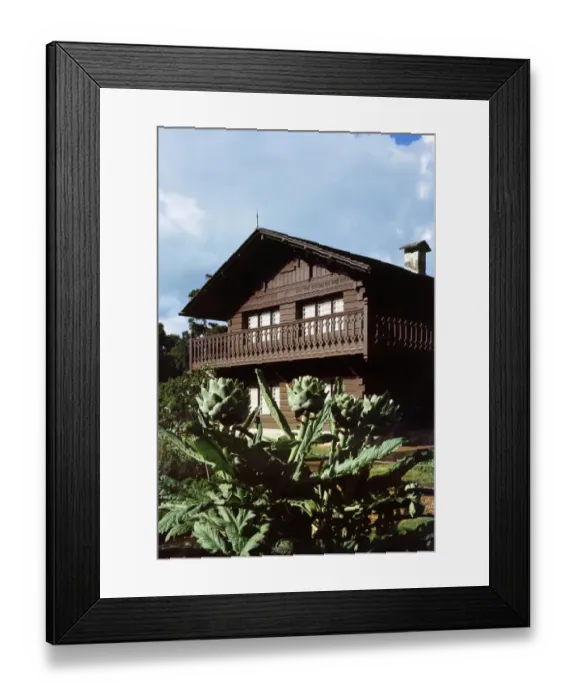 Framed Print : Swiss Cottage at Osborne House K020950