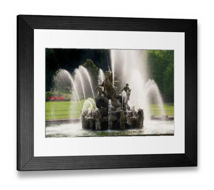 Framed Print : Witley Court fountain N060809