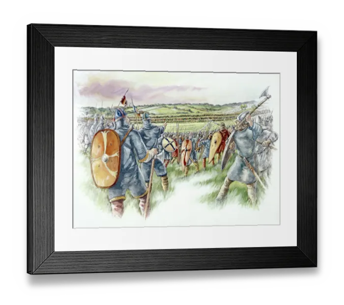 Framed Print : Battle of Hastings J000010 Framed Print : Battle of Hastings J000010