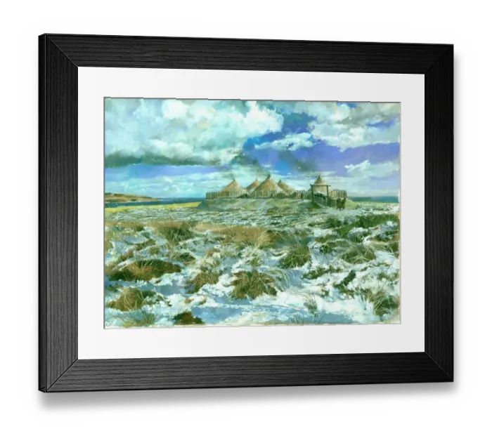 Framed Print : Scarborough Iron Age Settlement J000082