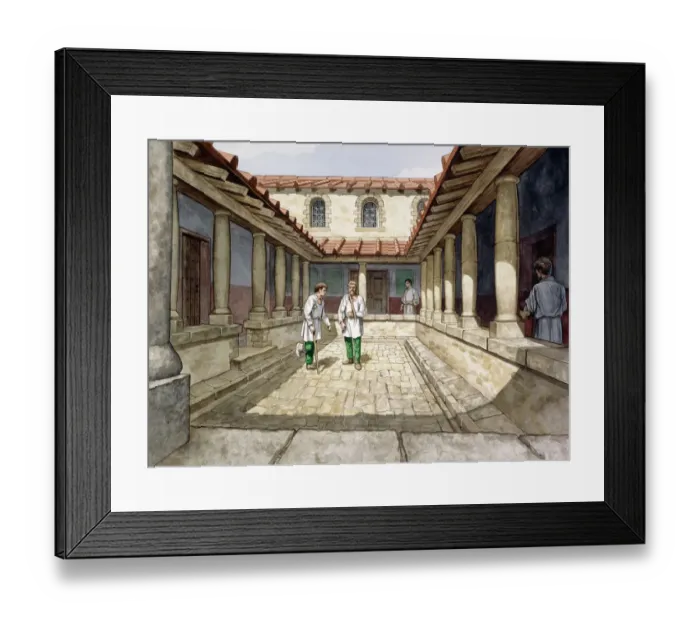 Framed Print : Housesteads Roman Fort J000120 Framed Print : Housesteads Roman Fort J000120