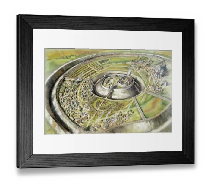 Framed Print : Old Sarum J030098