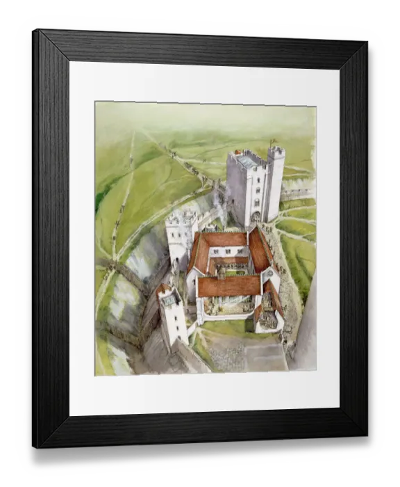 Framed Print : Old Sarum J030102