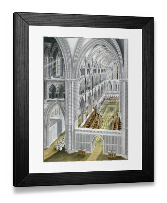 Framed Print : Rievaulx Abbey J940103 Framed Print : Rievaulx Abbey J940103