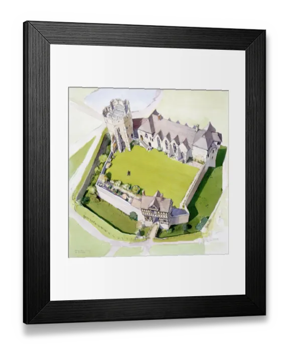 Framed Print : Stokesay Castle J950140