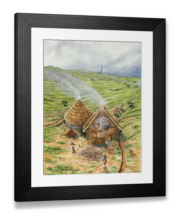 Framed Print : Brean Down J890031 Framed Print : Brean Down J890031