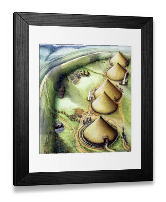 Framed Print : Maiden Castle J900279