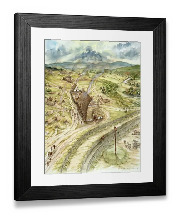 Framed Print : Yeavering J910320