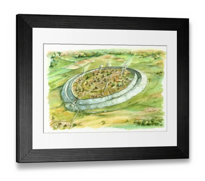 Framed Print : Old Sarum J930555 Framed Print : Old Sarum J930555