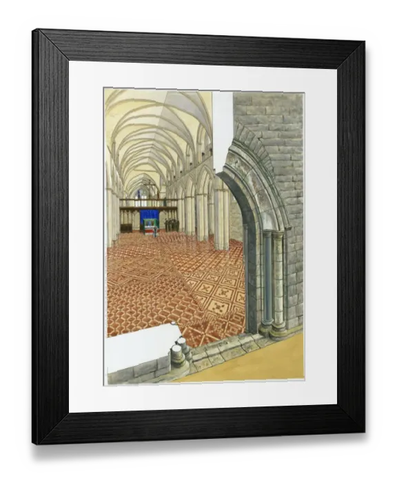 Framed Print : Netley Abbey N060019