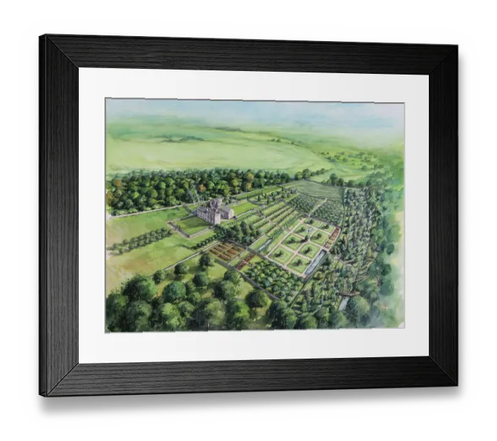 Framed Print : Hylton Castle N060303 Framed Print : Hylton Castle N060303