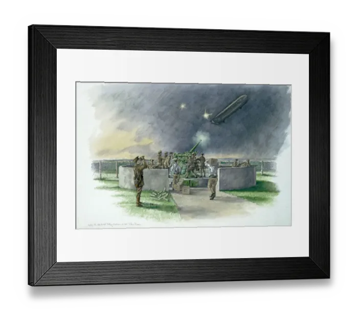 Framed Print : Lodge Hill Battery N060478