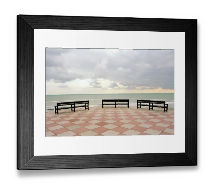 Framed Print : The Promenade, Hastings 258T_14 Framed Print : The Promenade, Hastings 258T_14