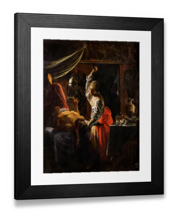 Framed Print : Elsheimer - Judith Slaying Holofernes J050009 Framed Print : Elsheimer - Judith Slaying Holofernes J050009