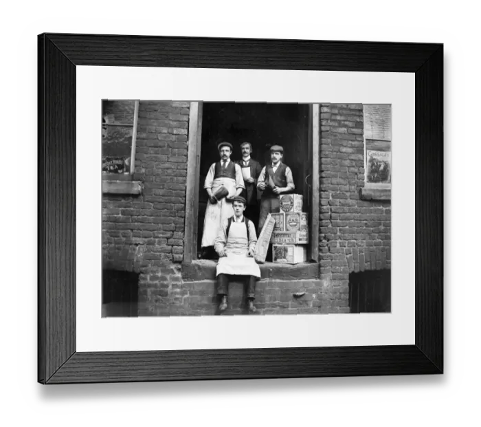 Framed Print : Billingham and Keelys Grocery Store a97_05332