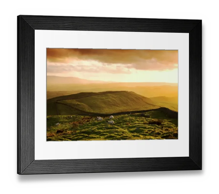Framed Print : Hadrians Wall N070307