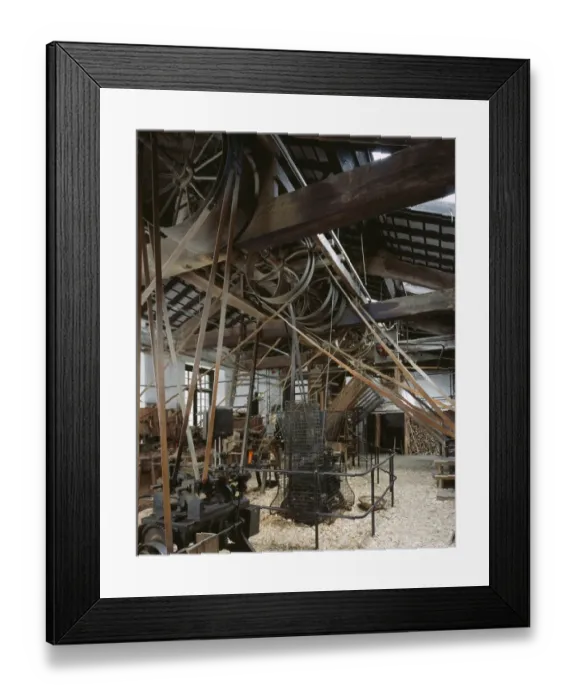 Framed Print : Stott Park Bobbin Mill J010127