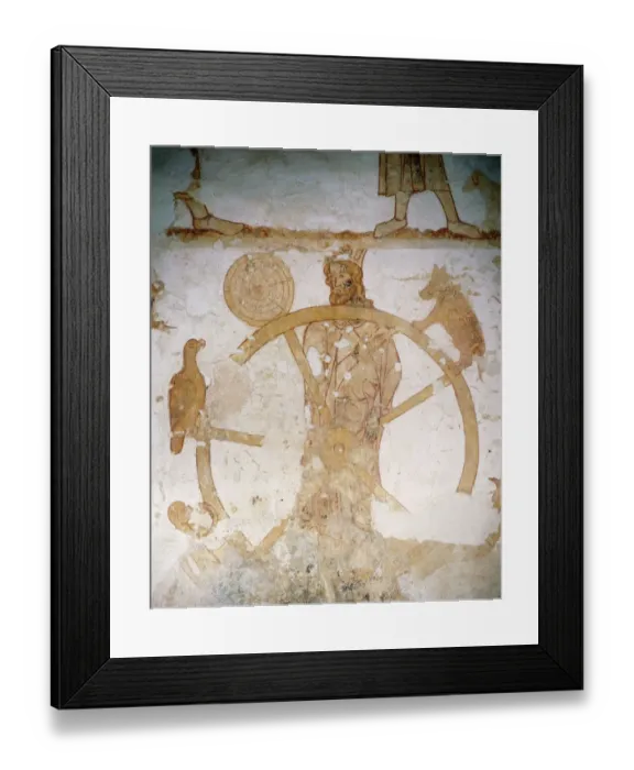 Framed Print : Longthorpe Tower Wall Painting J880242