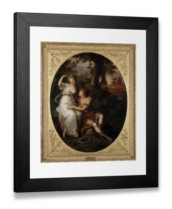 Framed Print : Kauffmann - Rinaldo and Armida J910529
