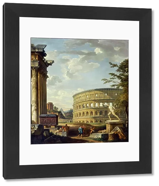 Panini - Roman Landscape with the Colosseum J920082