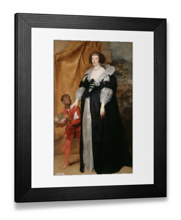 Framed Print : Van Dyck - Henrietta of Lorraine J920322 Framed Print : Van Dyck - Henrietta of Lorraine J920322
