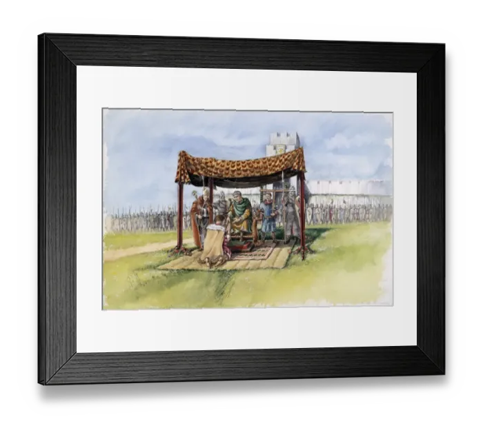 Framed Print : William the Conqueror at Old Sarum J030099