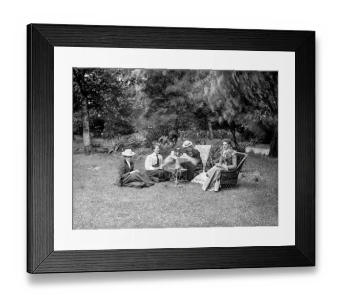 Framed Print : Tea in the garden CC50_00694