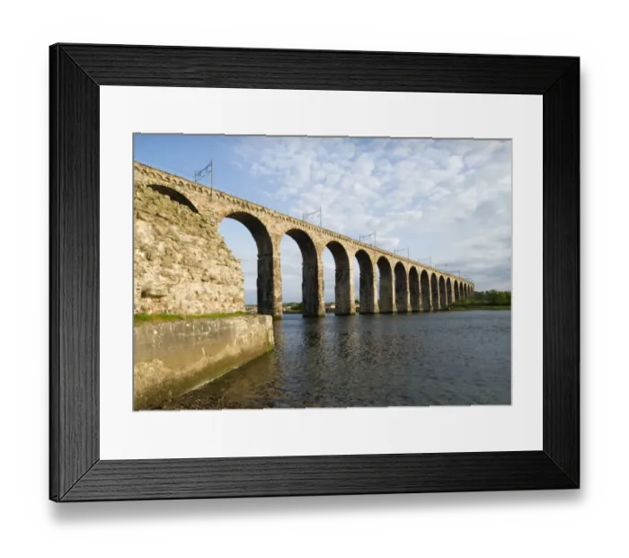 Framed Print : Royal Border Bridge N100657 Framed Print : Royal Border Bridge N100657