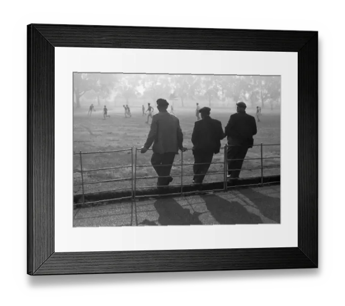 Framed Print : Football match in Victoria Park AL0299_001