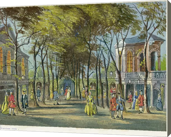 Marylebone Gardens, London 1778 N110046