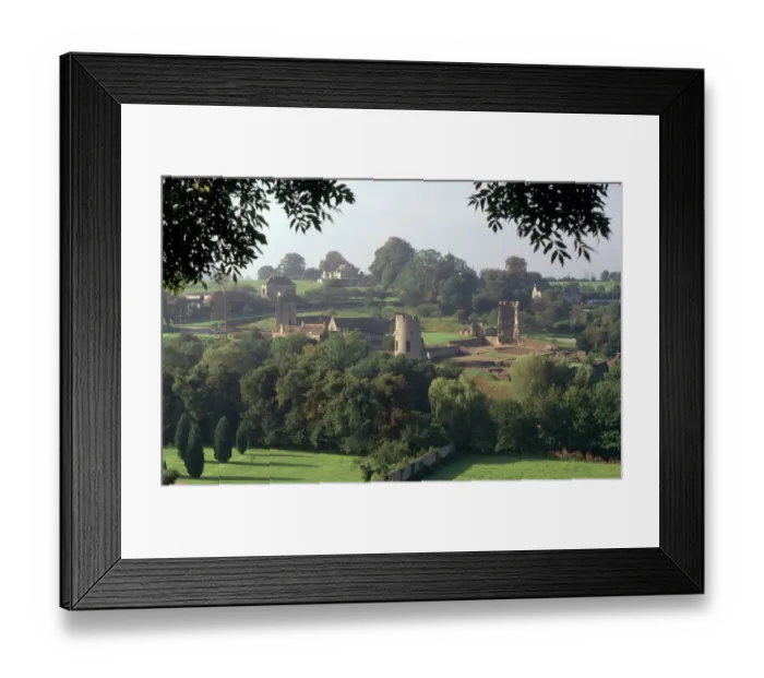 Framed Print : Farleigh Hungerford Castle K971729 Framed Print : Farleigh Hungerford Castle K971729