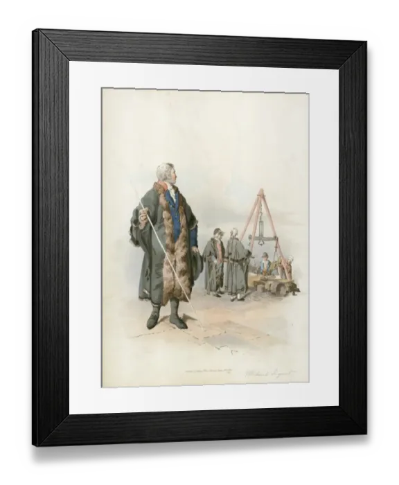 Framed Print : Ward Beadle and an inquest on weights and measures N110039