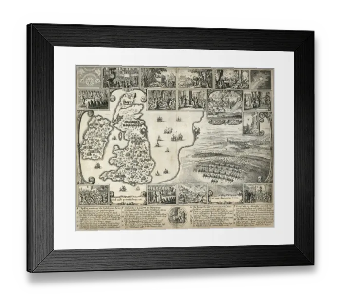 Framed Print : Events of 1640 N110033