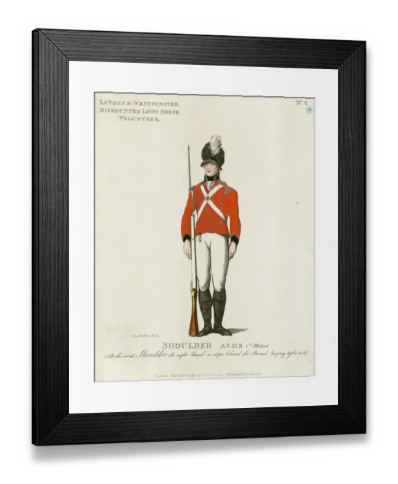 Framed Print : Volunteers of London 1798 N110038