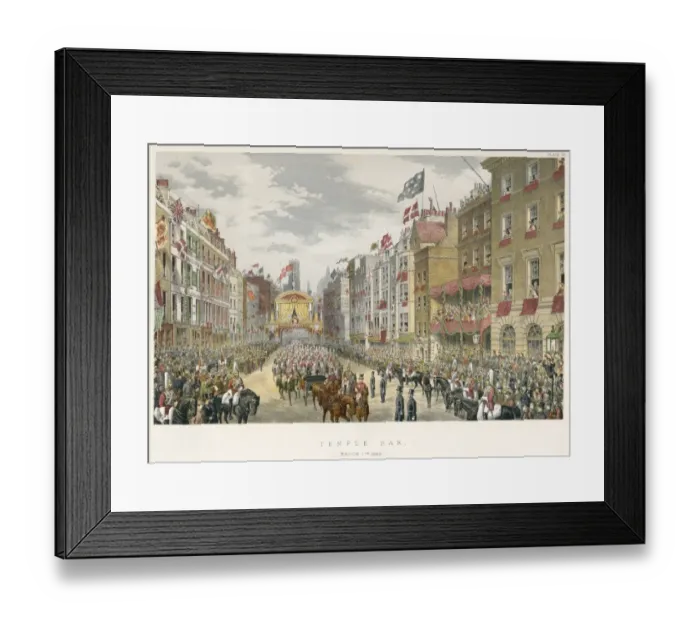 Framed Print : The Citys welcome to Princess Alexandra, 1863 N110044