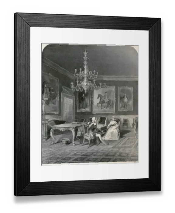 Framed Print : Accession of Queen Victoria N110042